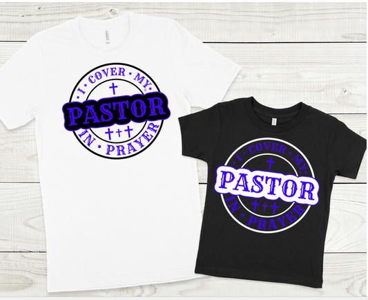 I COVER MY PASTOR W/BLUE LOGO