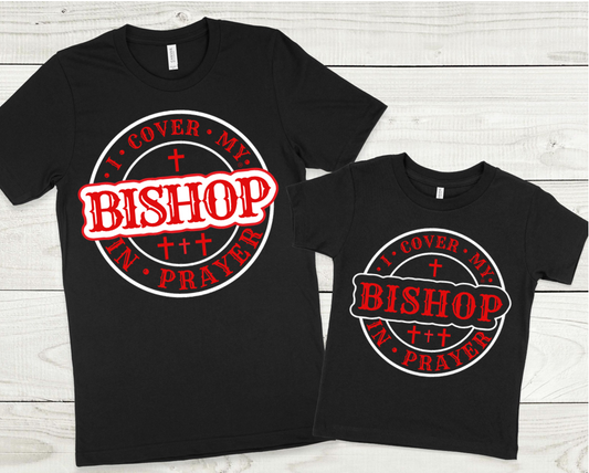 I COVER MY BISHOP W/RED LOGO